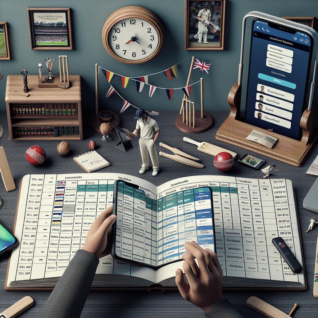 Mastering Cricket Match Schedules: A Beginner’s Guide